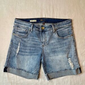 Kut from the Kloth Catherine Boyfriend Shorts Distressed